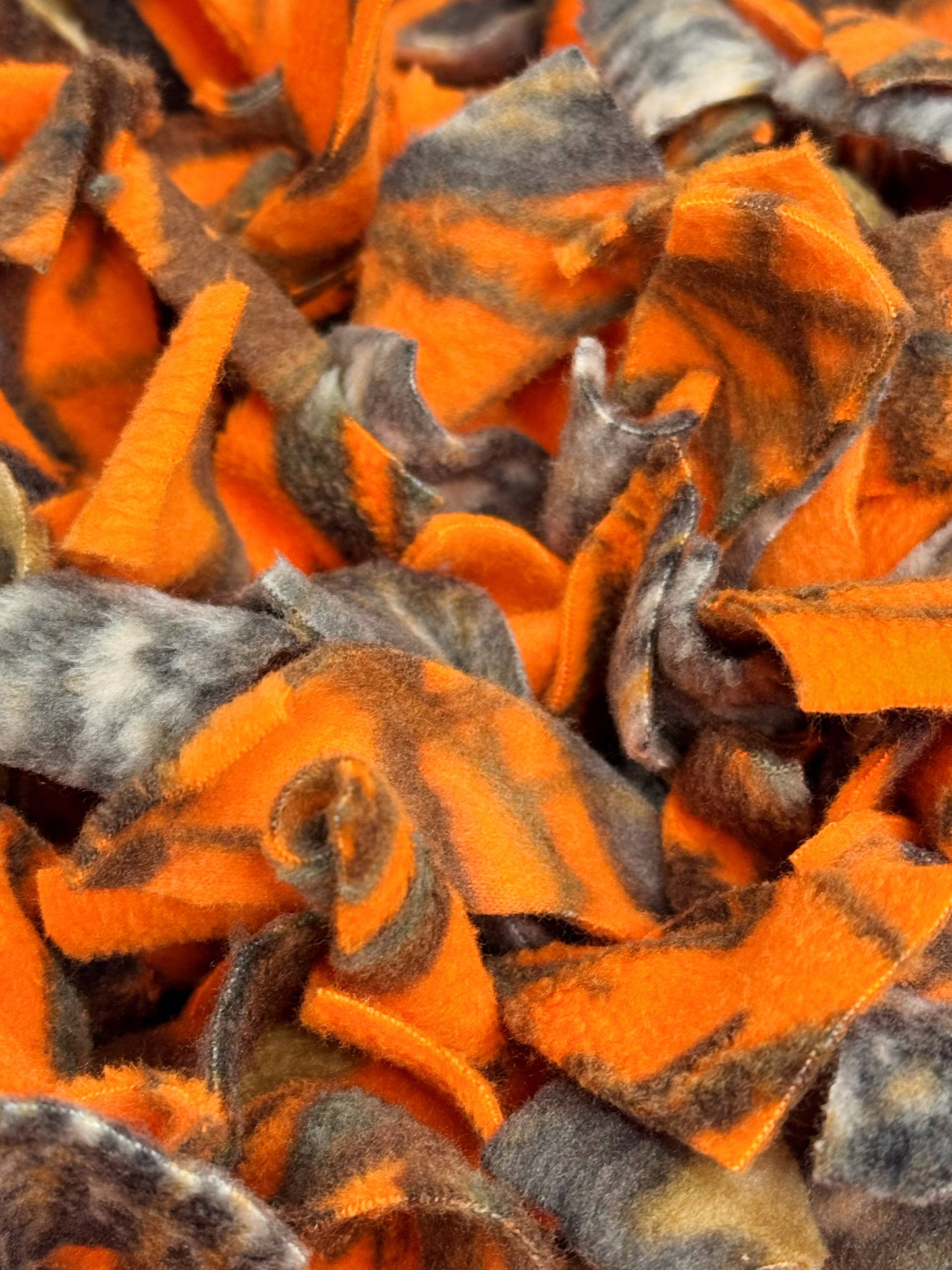 Orange Camo Snuffle Mat